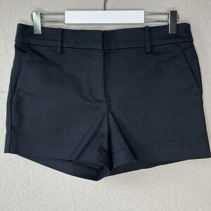 LOFT The Riviera Short Cotton Blend Shorts Black Size 6P